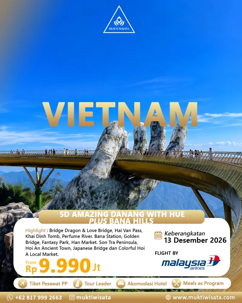 5D AMAZING DANANG WITH HUE  + BANA HILLS by MH
