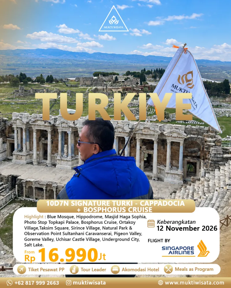 10D7N SIGNATURE TURKI - CAPPADOCIA + BOSPHORUS CRUISE by SQ