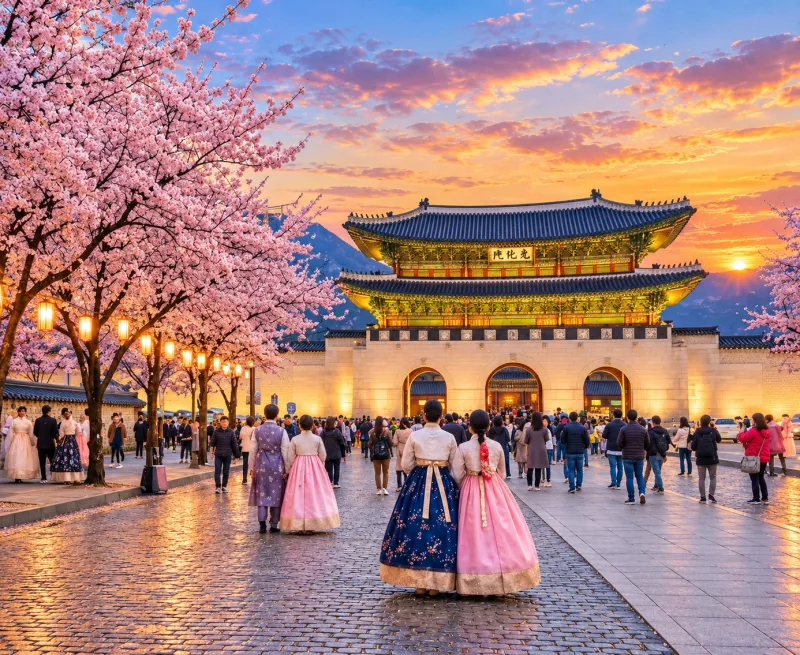6D BEAUTIFUL NEW KOREA (PERIODE CHERRY BLOSSOM) by GA